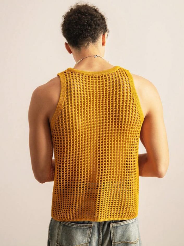 SWAVVY Men's Knitted Vacation Casual Style With An INS-Inspired Look